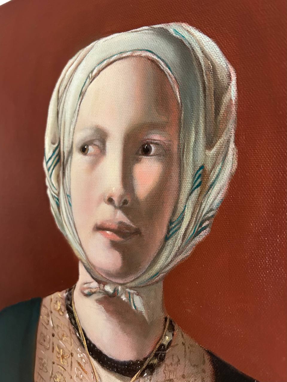 Fragment from 'The Fortune Teller' by Georges de La Tour