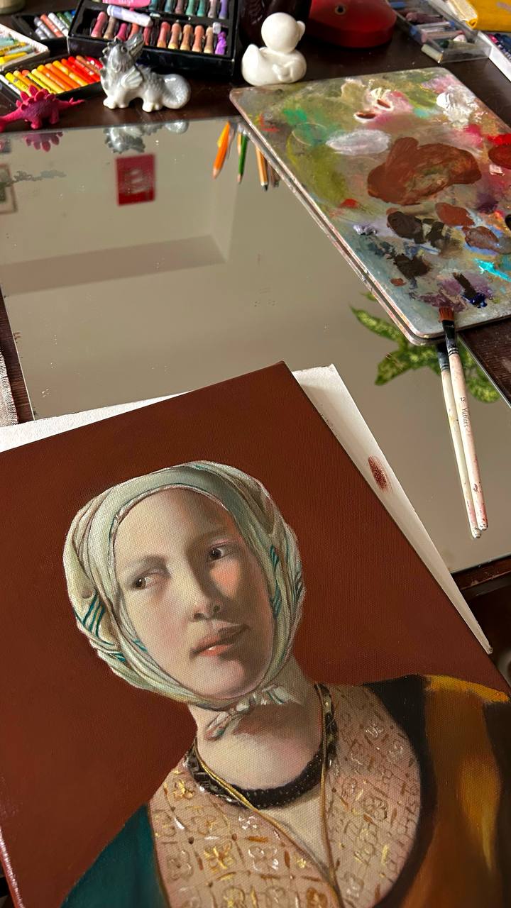 Fragment from 'The Fortune Teller' by Georges de La Tour