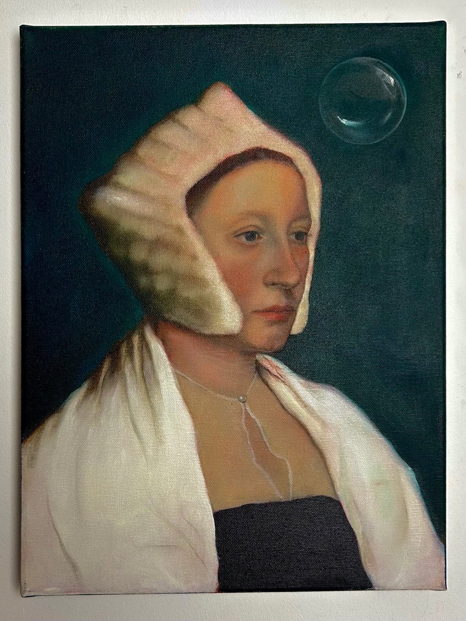 'Portrait of a Lady with a Bubble' Interpretation by Elina Yerx